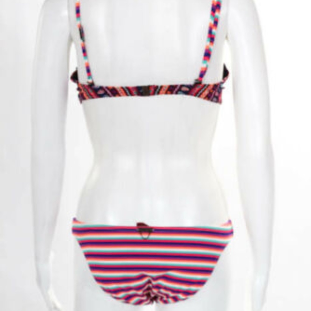 Tiger Lily Abstract Sweetheart Neck Two Piece swim - Picture 4 of 5